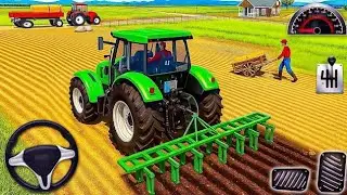 Farming Tractor simulator 3D Game - Real Farming Tractor Driving Simulator Game - Android Game play