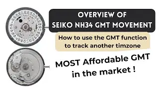 Beginner Guide to Seiko's NH34 GMT Automatic Movement | How to use the GMT Function
