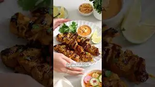 This Thai Chicken Satay is SO easy to make! 😍 #easyrecipe