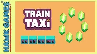 Train Taxi - Gem World #1 - Walkthrough, No Boosters