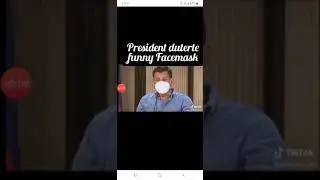 President Duterte Funny Speech Wearing Facemask