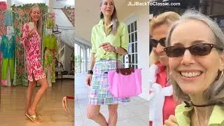 Классическая мода/стиль для тех, кому за 40/50: видеоблог &mdash; примерка одежды Гретхен Скотт, обед н...