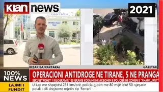 Operacioni antidroge ne Tirane, 5 ne pranga