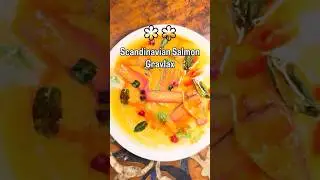 Scandinavian Salmon Gravlax 🇸🇪 #howtomake #chef #salmon #salmongravlax #art