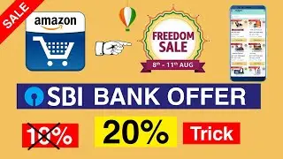 Amazon Freedom Sale 20% Discount Bank Offer Trick | Amazon Freedom Sale 2020 | Redmi Note 9 Pro sale