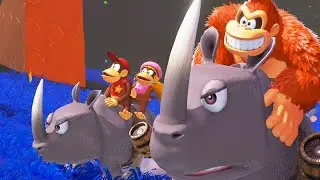 Donkey Kong Bananza Walkthrough 100% HD - 9 Layer 1000 and 1100 and Vs. Re-Peekabruiser