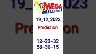 Mega Millions Prediction, Mega millions lucky number #shorts