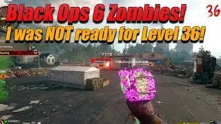 I was NOT ready for Round 36! Black Ops 6 Zombies