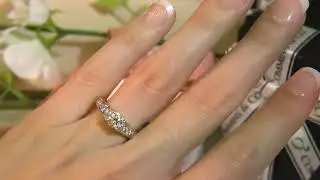 SD037 Channel Set Side Stone Diamond Engagement Ring