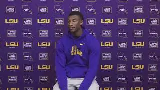 LSU wide receiver Chris Hilton spring football interview