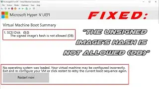 Fix: Hyper-V VM Error 