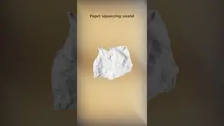 Paper squeezing | squeezing the paper | paper sound | Royalty free sound | no copyright sound