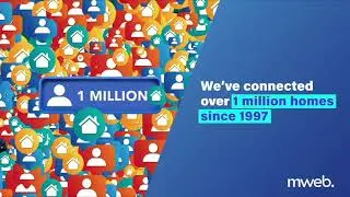 Choose the network that connected over 1 million homes since 1997.