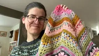 VLOG: I crocheted the 6 day star blanket in 21 days!
