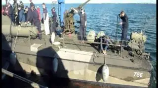 2012-08-24 Robotbåten Ystad åker från Långnäs till Åbo.