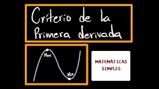 Criterio de la primera derivada - Ejemplo