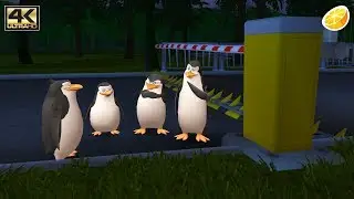 Citra 3DS Emulator - Penguins of Madagascar Ingame / Gameplay 4K 2160p (Canary Build - 33e81ef)