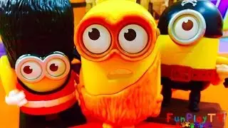 NEW Minions❤Peppa Pig - 2015 McDonald's Happy Meal Minion Kinder Surprise