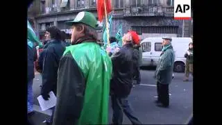 Belgium - Public Service Workers Stage Protest