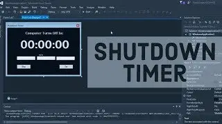 Shutdown Timer Visual Basic (Visual studio)