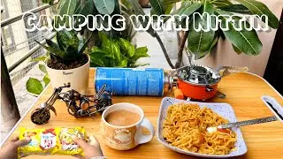 Camping - Pahado wali Maggie in Balcony | #maggie #camping #cooking #overlanding #campandcook
