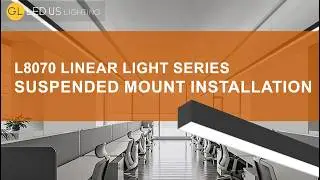 L8070 Architectural LED Linear Lights &ndash; Suspension