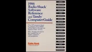 1986 Radio Shack Software Reference and Tandy Computer Guide (RSC-16)