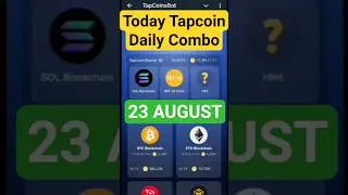 TapCoin Daily Bounty 23-24 AUGUST | Tapcoin Daily Bounty || Today Tapcoin Daily Combo || AGP