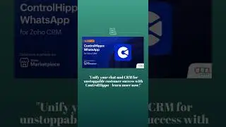 App Spotlight: ControlHippo: WhatsApp for Zoho CRM