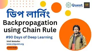 Backpropagation using Chain Rule (Bangla) | 90 Days of Deep Learning