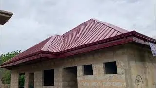 Bogoso ongoing project installed with quality roofing sheet Call 0530446354