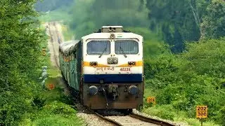Tirunelveli Dadar Chalukya Express | Running back to back | Rain Effect - Indian Railways [4K]