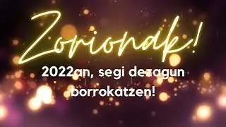 Sortzen 2021 - Urte berri on!