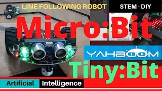Working with Micro:Bit + Tiny:Bit Part #3 | How to Code a Line Following Robot on Makecode?