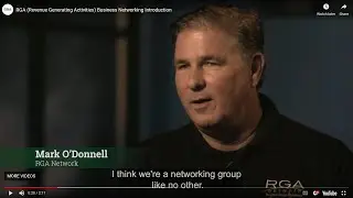 RGA (Revenue Generating Activities) Business Networking Introduction