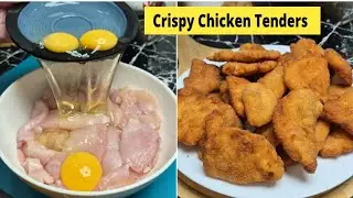 Crispy Chicken Tenders ki Recipe | Chicken Tenders with Sauce | Crispy Chicken Tenders Recipe 