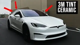 Тонировка моей новой Tesla Model S | Керамическое УФ-защитное стекло + ветровое стекло