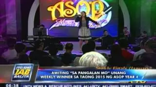 &ldquo;Sa Pangalan Mo&rdquo;, unang weekly winner sa 2015 ng A Song of Praise year 4