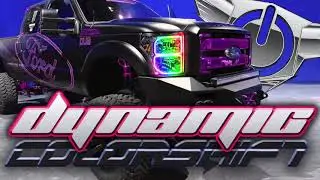2011 2016 Ford F250 350 Dynamic ColorSHIFT Halo Kit from ORACLE Lighting