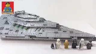 LEGO Star Wars Last Jedi - First Order Star Destroyer Review set 75190