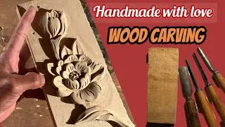 Amazing Wood Carving Art: Making a Rose