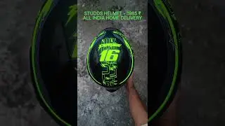 studds Thunder d11 green black helmet - online shopping #helmet #motorcyclegear #helmetshop