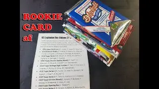 Rookie Card Explosion Box v27 - Opening 10 Packs of Cards Looking For Commons & Checklists ⚾