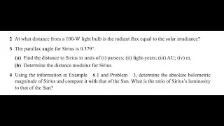 Using the information in Example 6.1 and Problem determine the absolute bolometric magnitude of Si