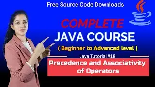 Operator Precedence and Associativity in Java  [HINDI]