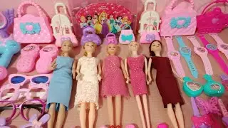 Hello kitty/ 8 Minutes Satisfying with Unboxing Pink DIY Collection fashion toys Barbie doll/ ASMR 