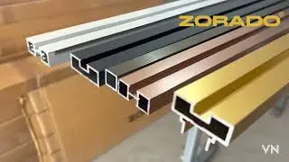 Glass slim partition