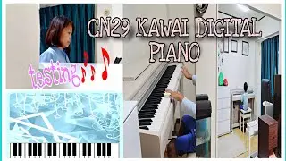Unboxing,Assembling and Testing CN29 Kawai Piano|Mom with two