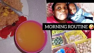 Early Morning Routine as a Mom | Buying Bread & Potatoes, Playing With My Baby & Cooking Lunch