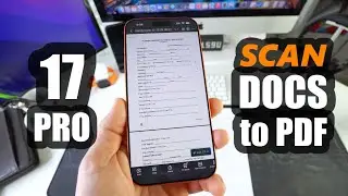Как сканировать документы в PDF с помощью Apple iPhone 17 Pro
